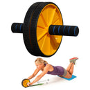 Manogyam Double Wheel Ab Roller - Fitness Equipment for Core Strengthening and Abdominal Workouts
