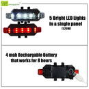 Manogyam BikePro: Advanced Front and Back Indicator Lights for Bicycles