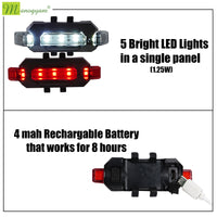 Manogyam BikePro: Advanced Front and Back Indicator Lights for Bicycles