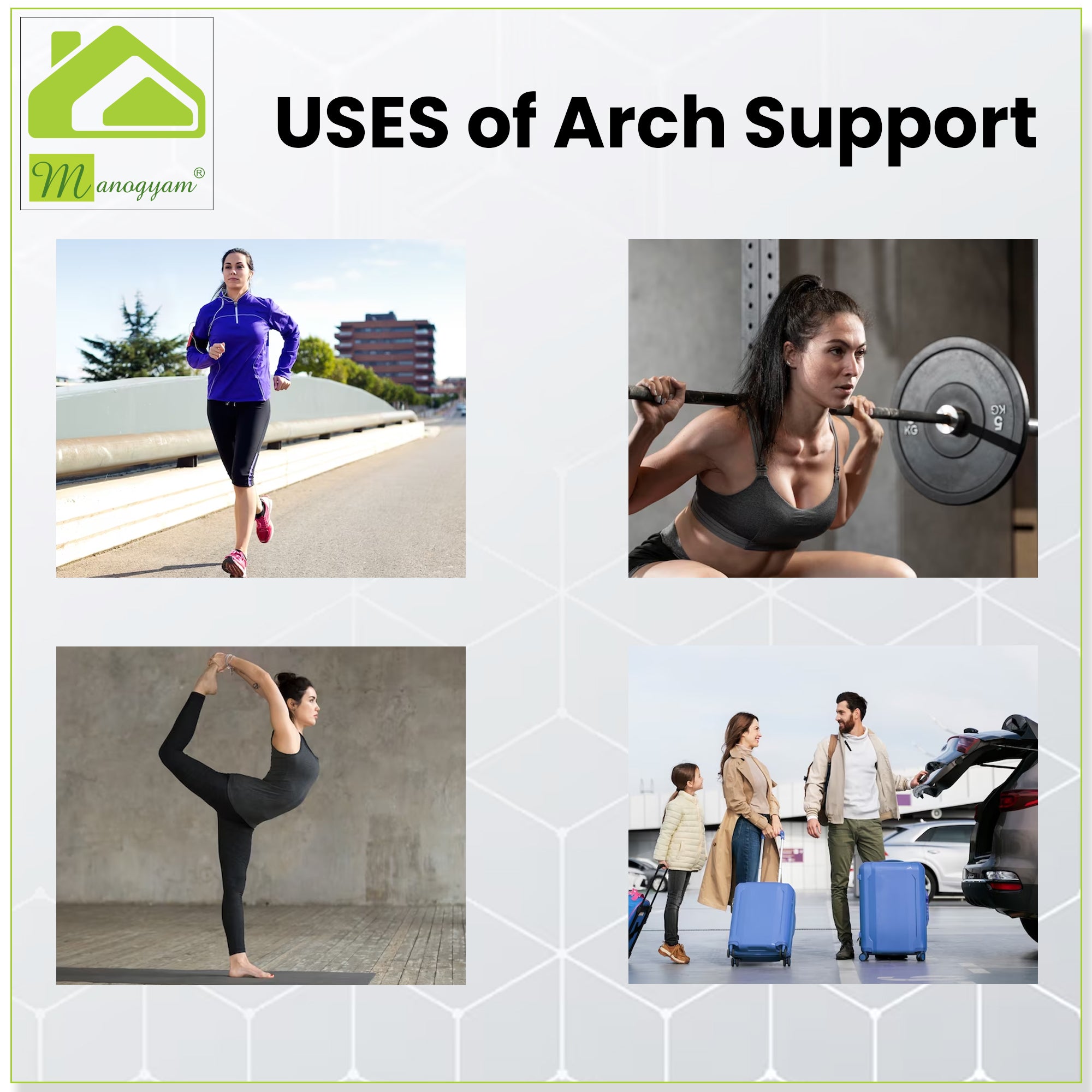 Manogyam Arch Support Socks