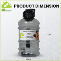 Manogyam Gym Bottle with Mixer Ball & Strainer (1.5L)