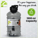 Manogyam Gym Bottle with Mixer Ball & Strainer (1.5L)
