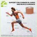 Manogyam Kinesiology Tape For Sports Injury Joint Support And Physiotherapy Tape