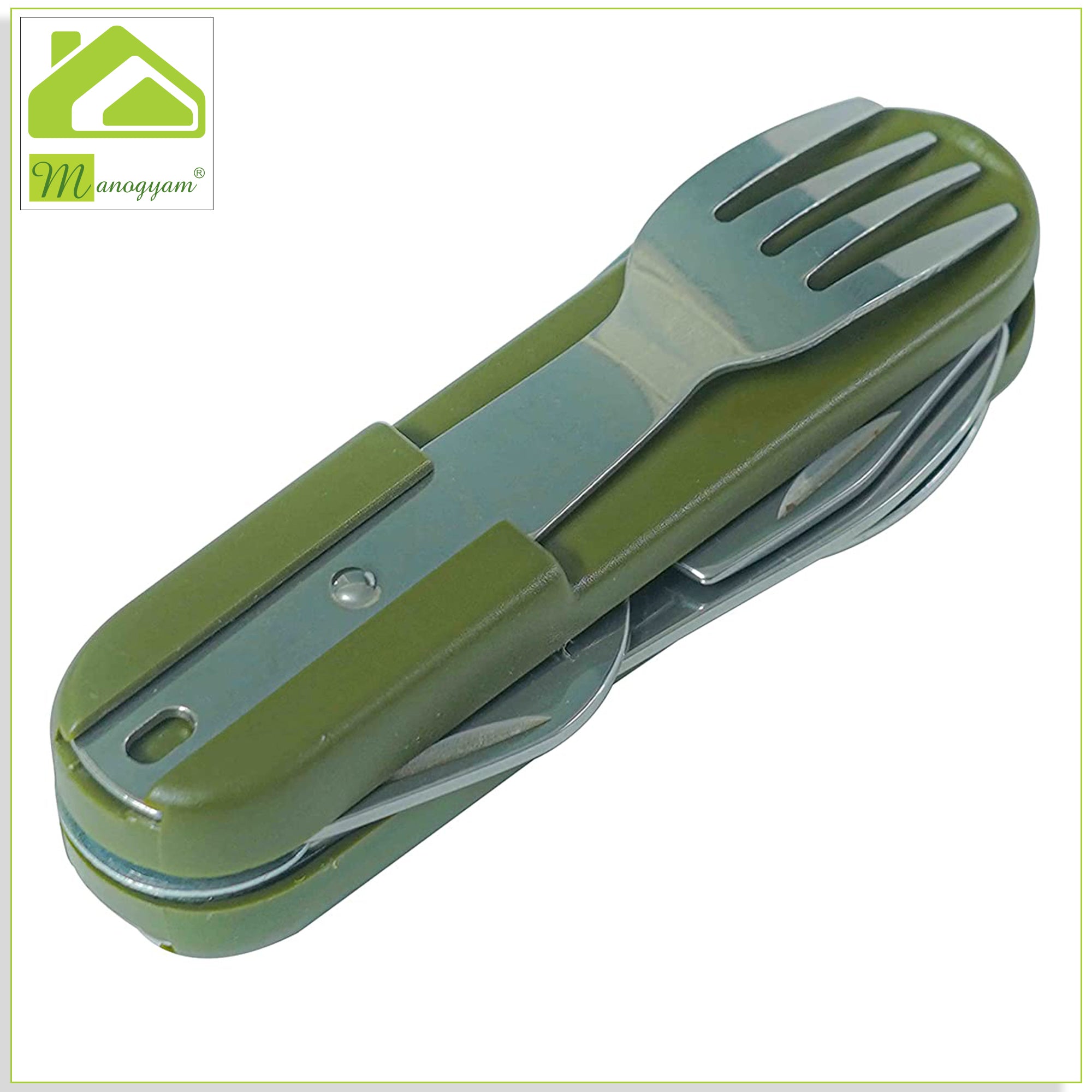 Manogyam Camping Tool | Stainless Steel Kitchen Utensil Kit