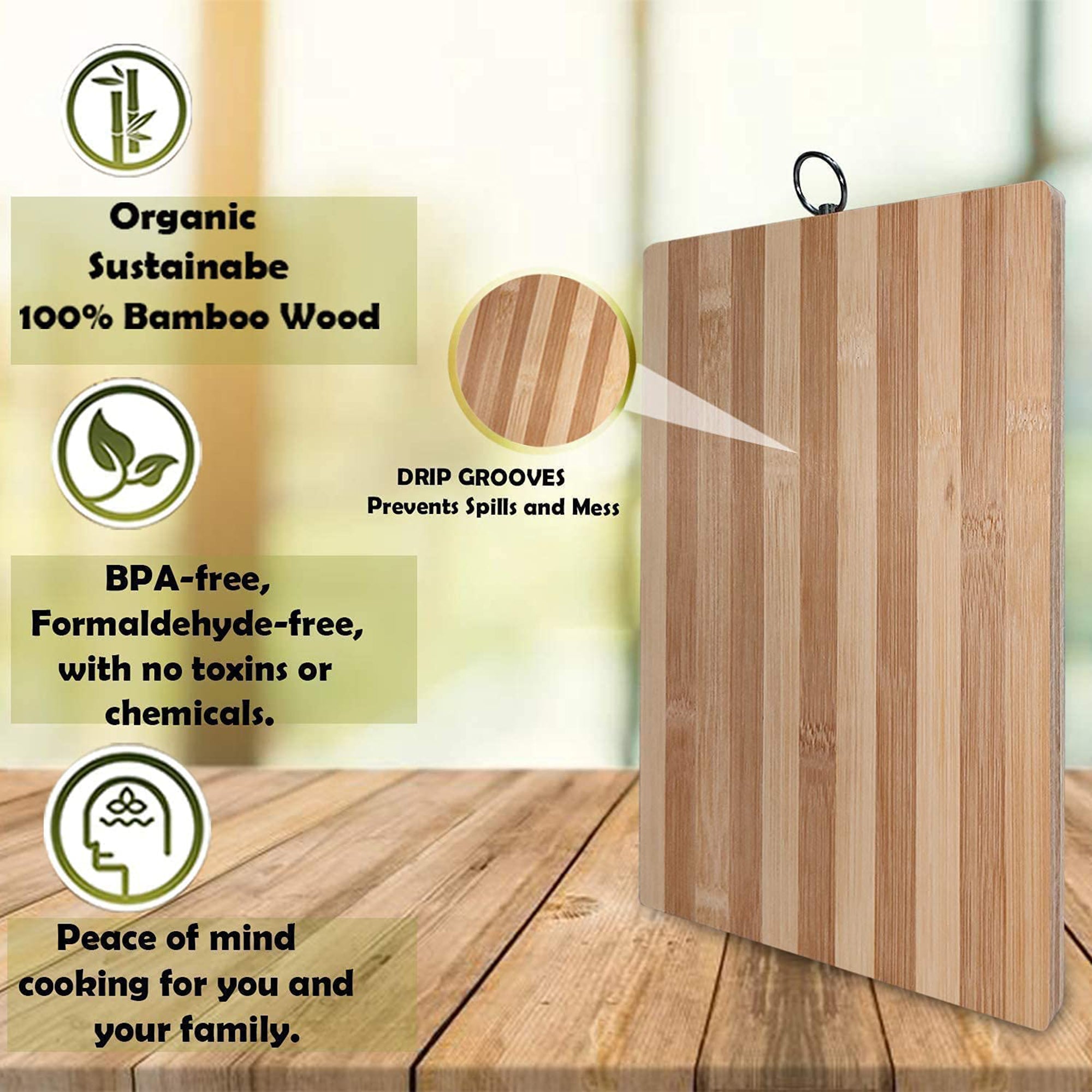 Manogyam Wooden Cutting Chopping Board
