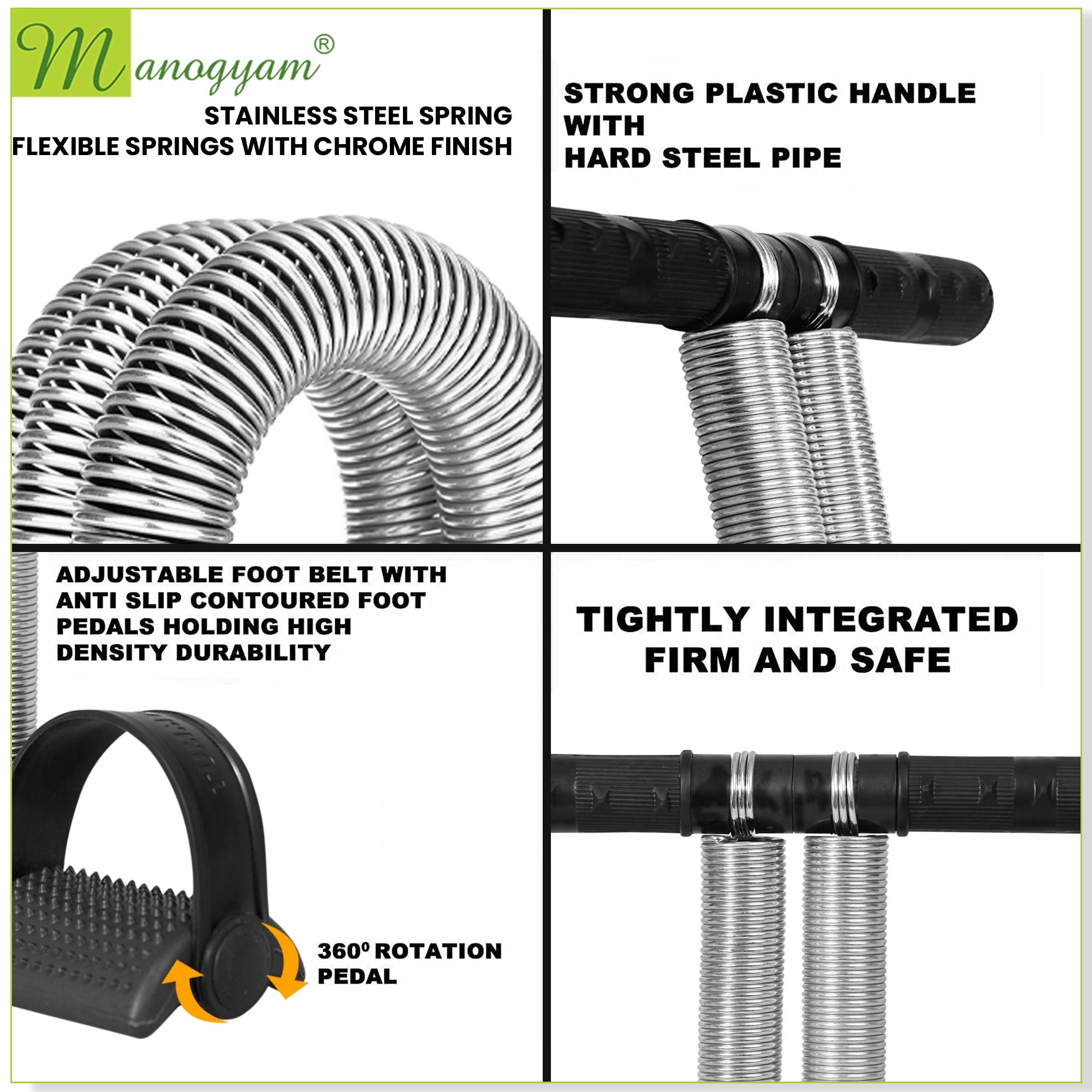 Manogyam Core Sculptor Combo: Adjustable Tummy Trimmer & Double Toning Tube