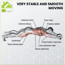 Manogyam Double Wheel Ab Roller - Fitness Equipment for Core Strengthening and Abdominal Workouts