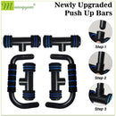 Manogyam AB Roller & Push-Up Bar Combo for Ultimate Core Strengthening