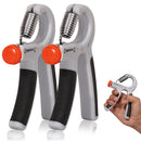 Manogyam Adjustable Hand Gripper 10-40 KG - Dynamic Duo Pack