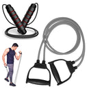 Manogyam Dynamic Duo Fitness Combo: Speedy Skipping Rope & Toning Tube Set