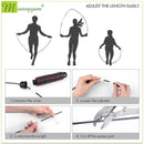 Manogyam Dynamic Duo Fitness Combo: Speedy Skipping Rope & Toning Tube Set