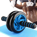 Manogyam Double Wheel Ab Exerciser with Knee Pad – Strengthen Your Core and Abs with Our Premium Fitness Equipment – Buy Online in India
