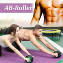 Manogyam Double Wheel Ab Exerciser with Knee Pad – Strengthen Your Core and Abs with Our Premium Fitness Equipment – Buy Online in India