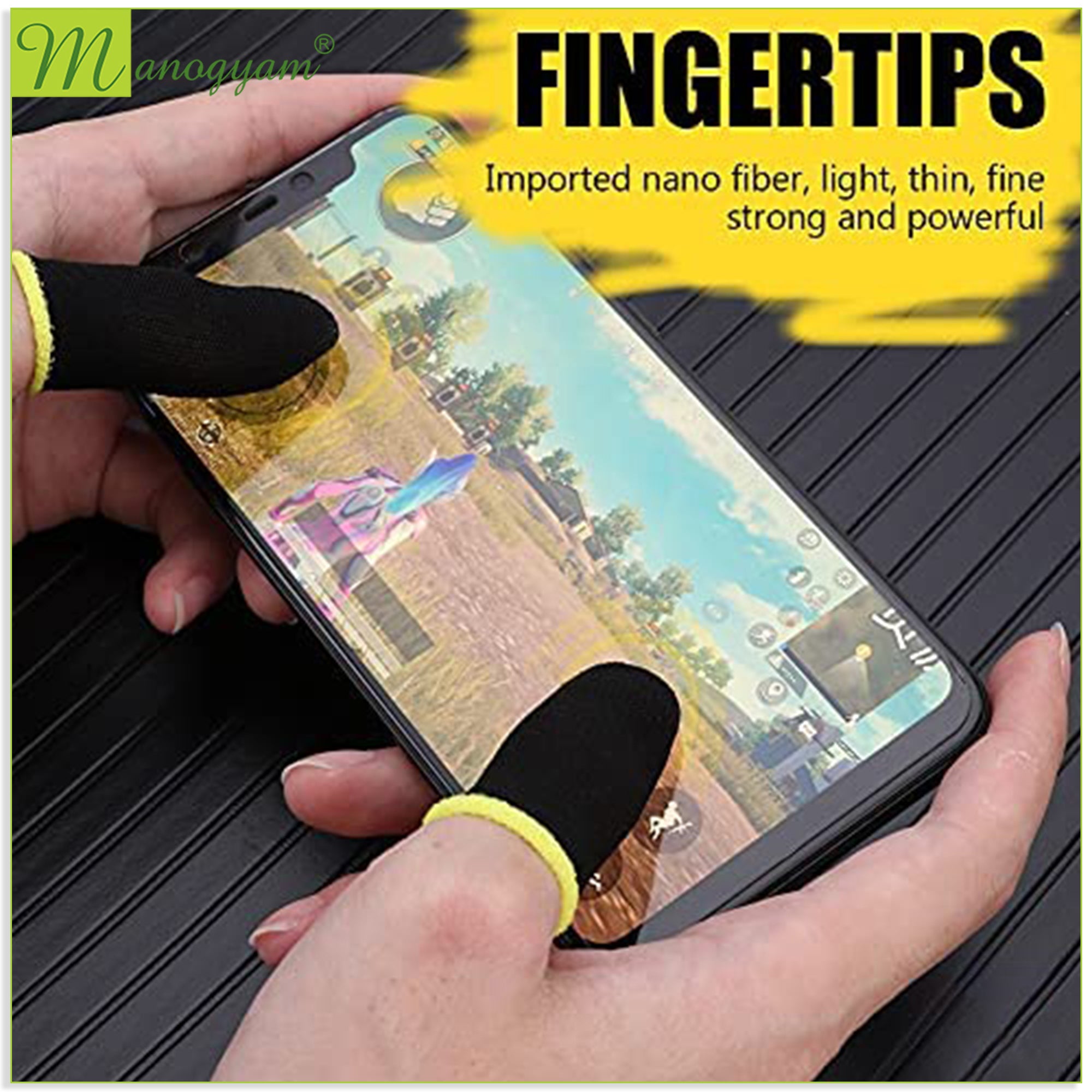 Manogyam GamerGrip Finger Sleeves: Enhanced Gaming Control and Precision