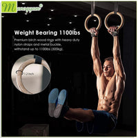 Gymnastic Roman Rings - Best Quality & Affordable Wood Rings for Exercise
