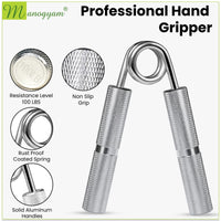 Manogyam Heavy-Duty Metal Hand Gripper