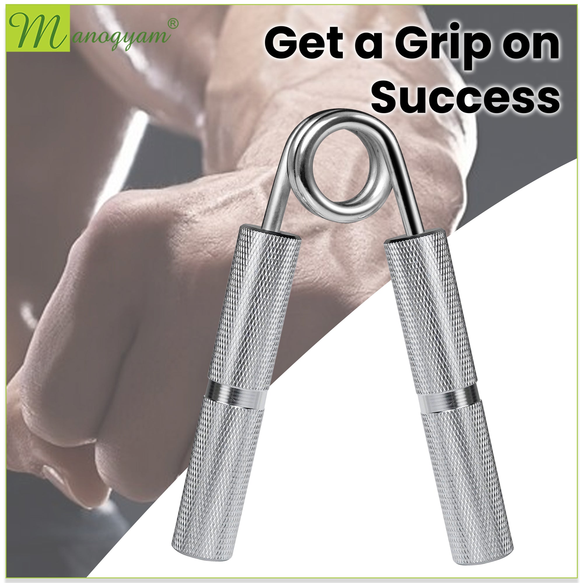 Manogyam Heavy-Duty Metal Hand Gripper
