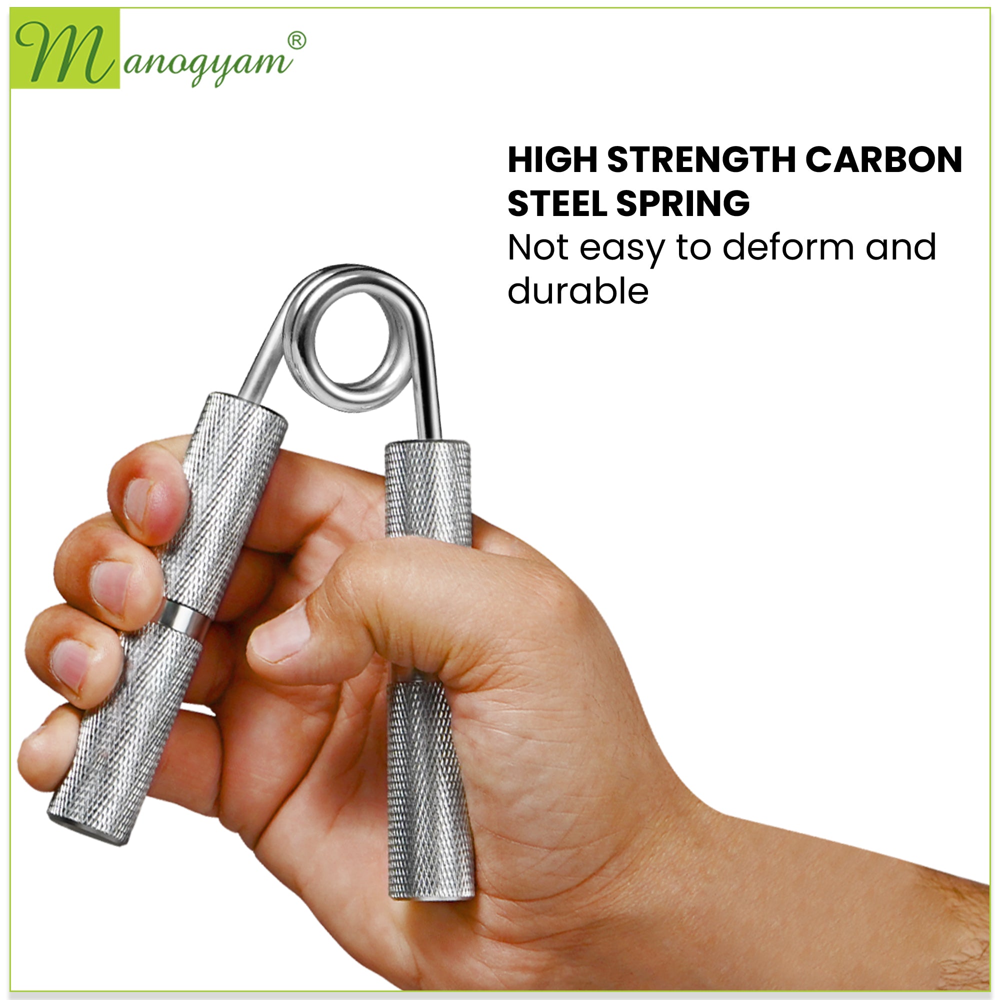 Manogyam Heavy-Duty Metal Hand Gripper