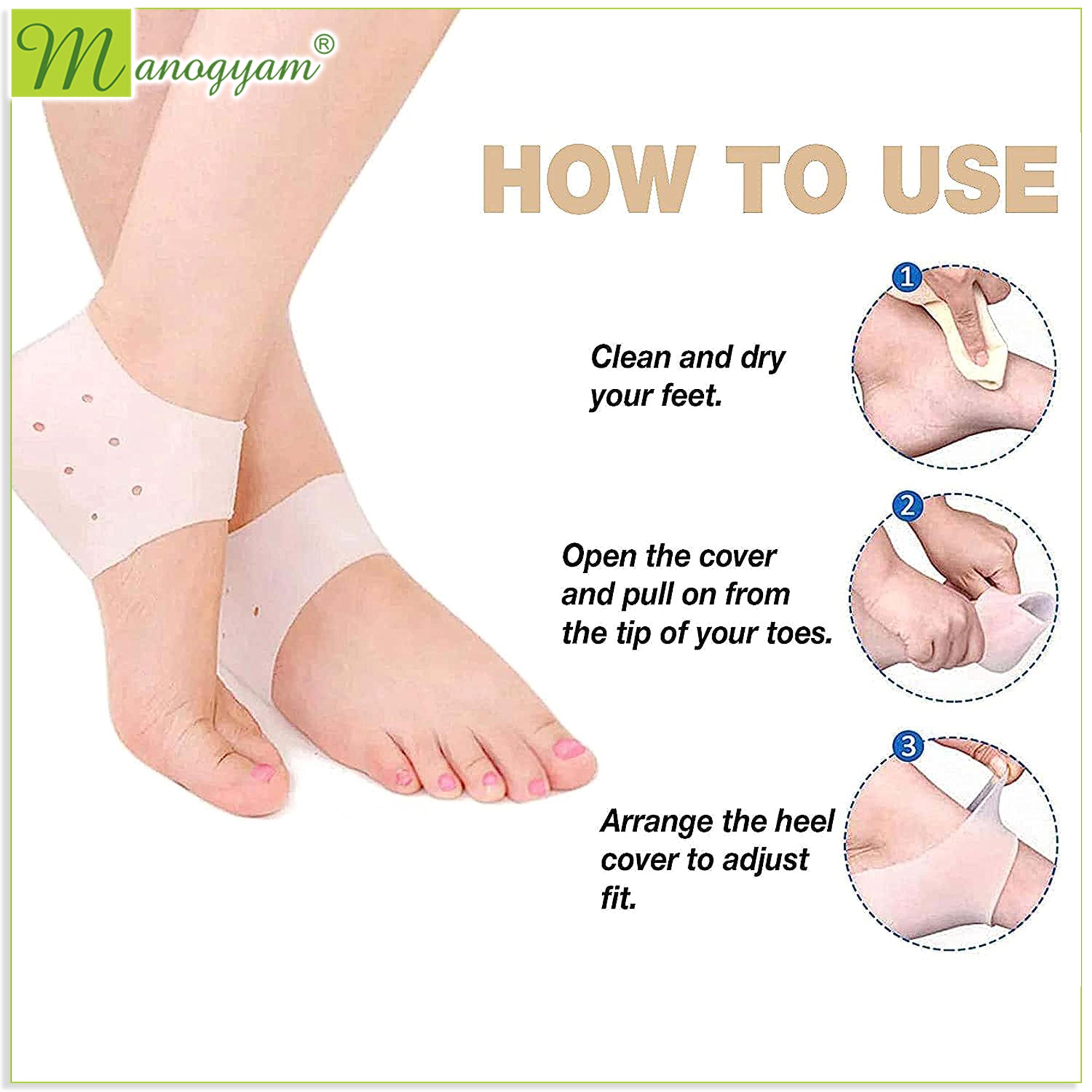 Foot Spa Pedicure Silicone Socks For Men & Women (Free Foot Moisturize –  caartlyin