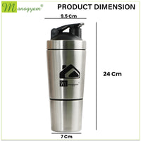 Stainless Steel All-Purpose Bottle & Shaker: Durability and Versatility 6.5 L