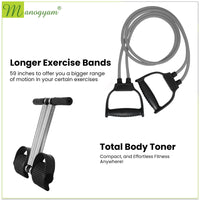 Manogyam Core Sculptor Combo: Adjustable Tummy Trimmer & Double Toning Tube