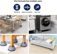 Refrigerator Stand, Washing Machine Stand, Furniture Base Stand (Pack of 4)