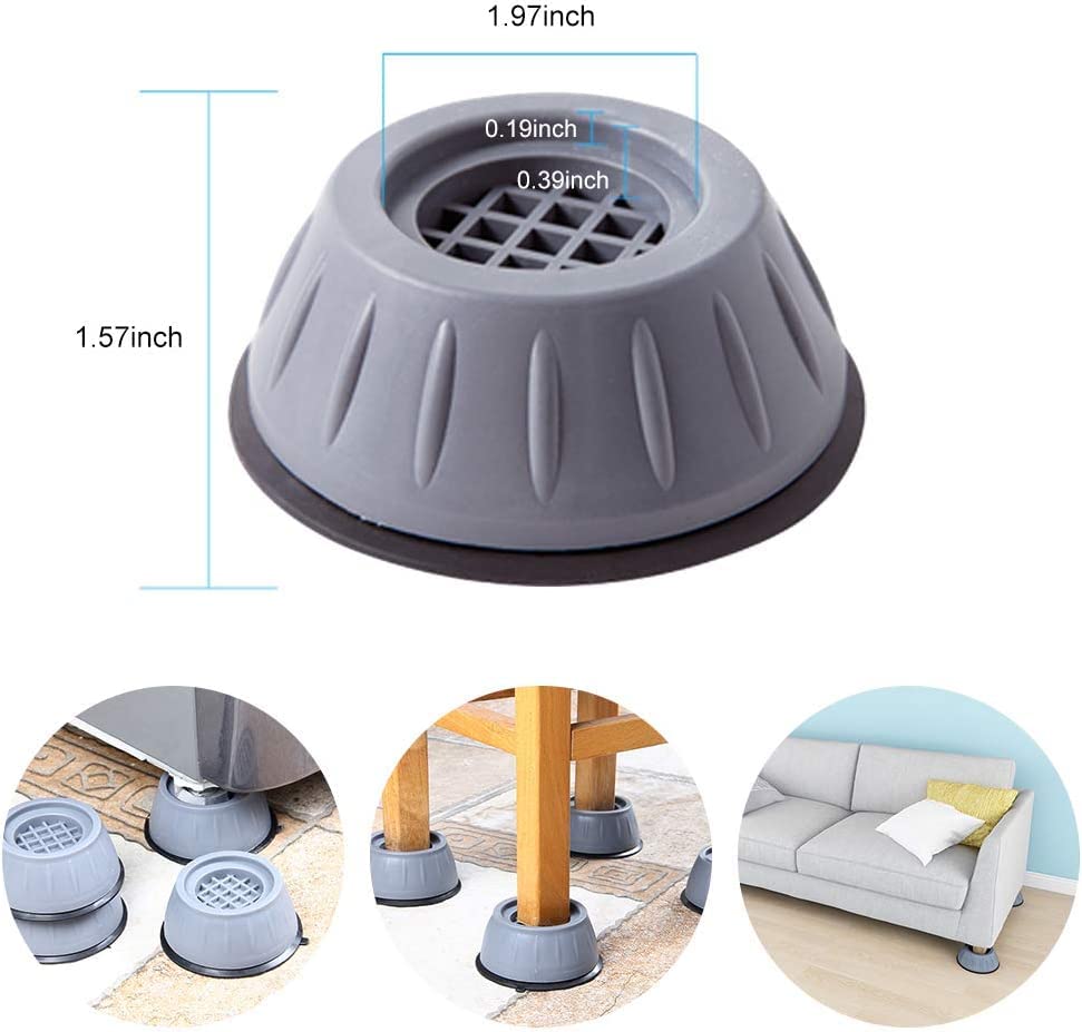 Refrigerator Stand, Washing Machine Stand, Furniture Base Stand (Pack of 4)