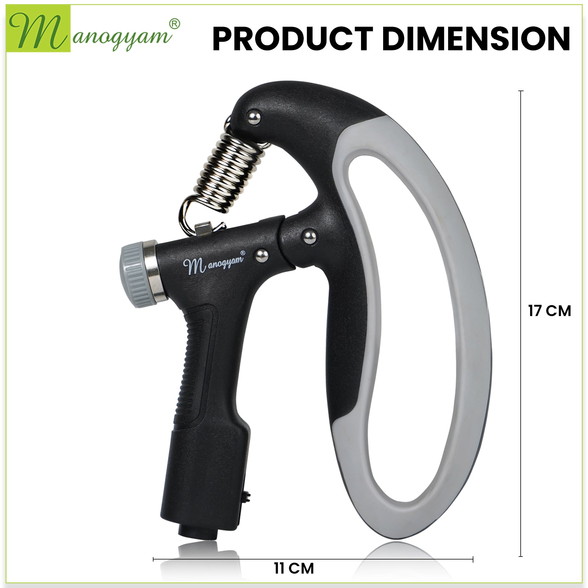 Manogyam Professional Training Adjustable Hand Gripper
