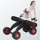 Manogyam 4 Wheel Ab Roller - Fitness Equipment for Core Workout 