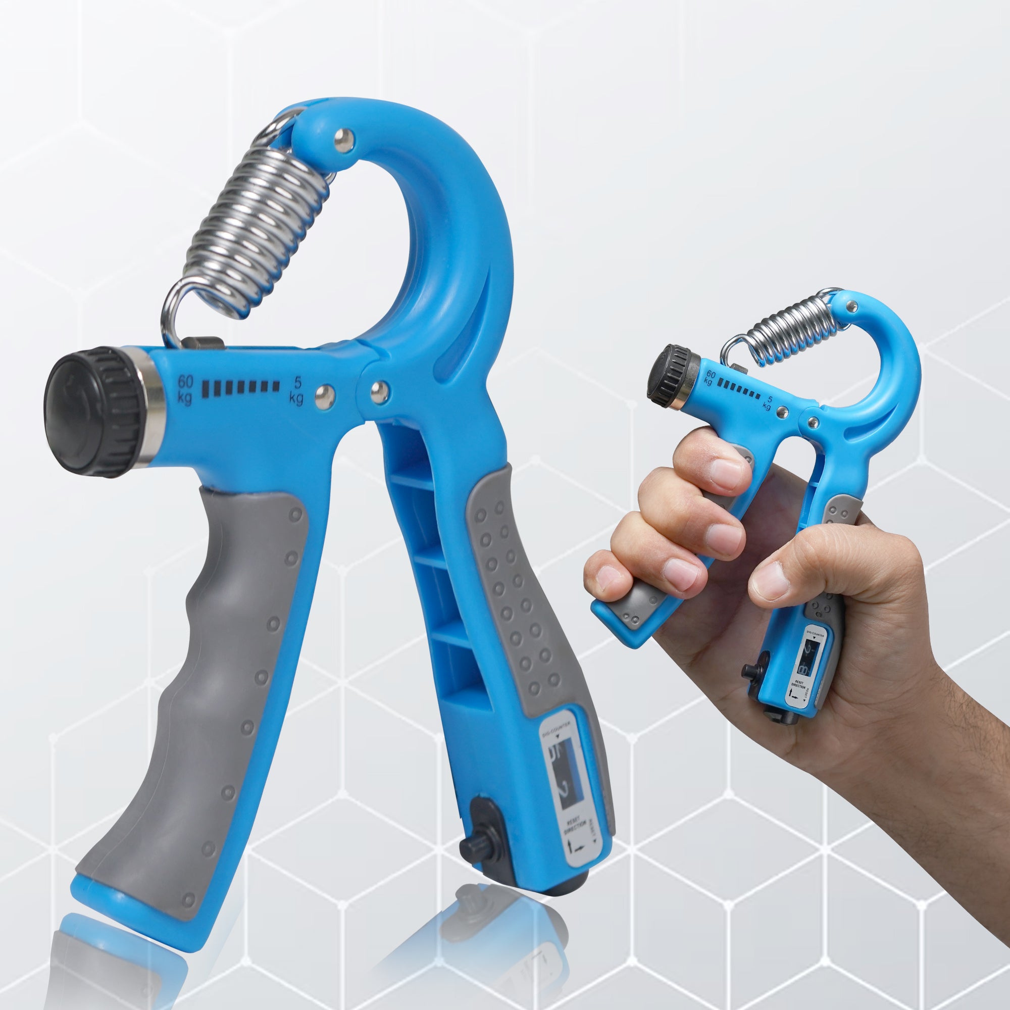 Manogyam Countable Hand Gripper with Adjustable Resistance